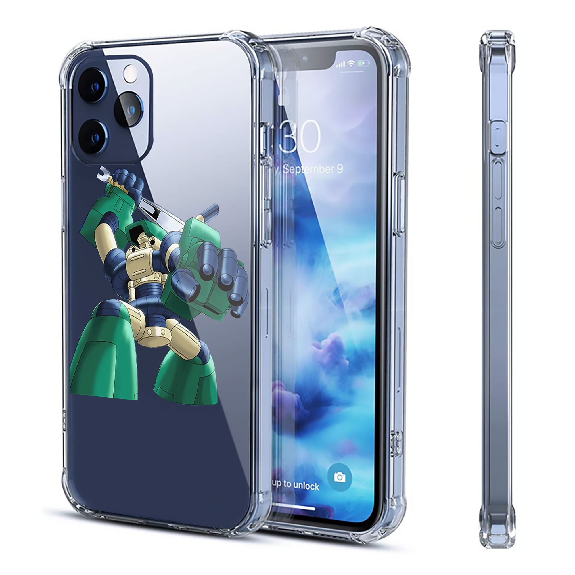 （画像用） 遊☆戯☆王 Yu-Gi-Oh! 【iPhone 12シリーズ対応】透明スマホケース（クリアソフトケース）